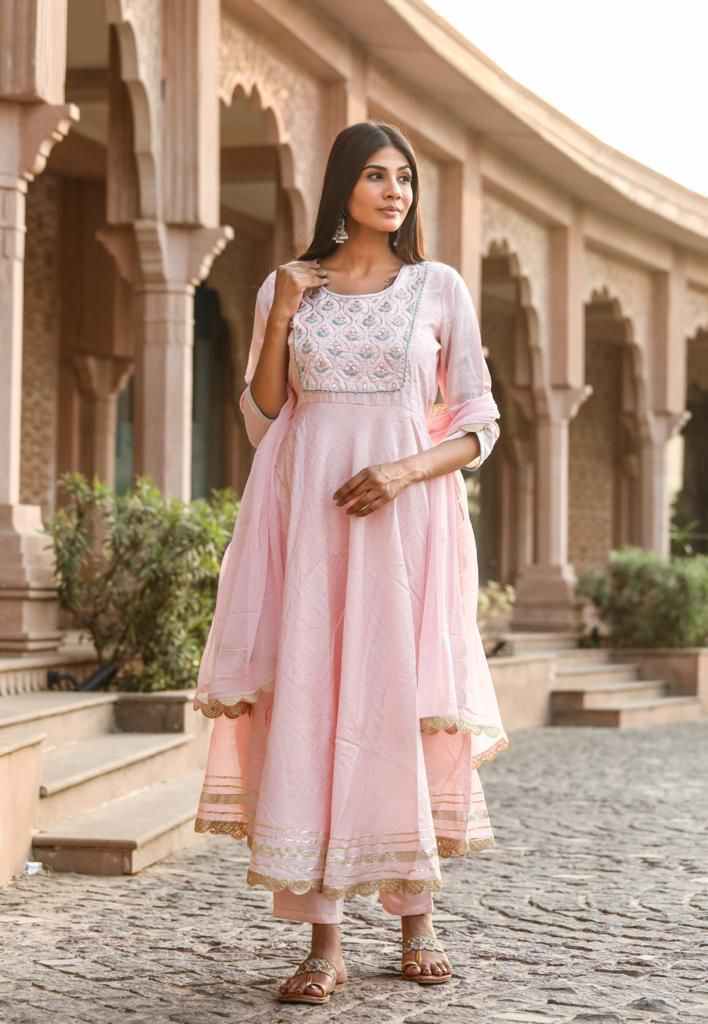 Pastel Kiss Festive Ready Suit (3 piece)