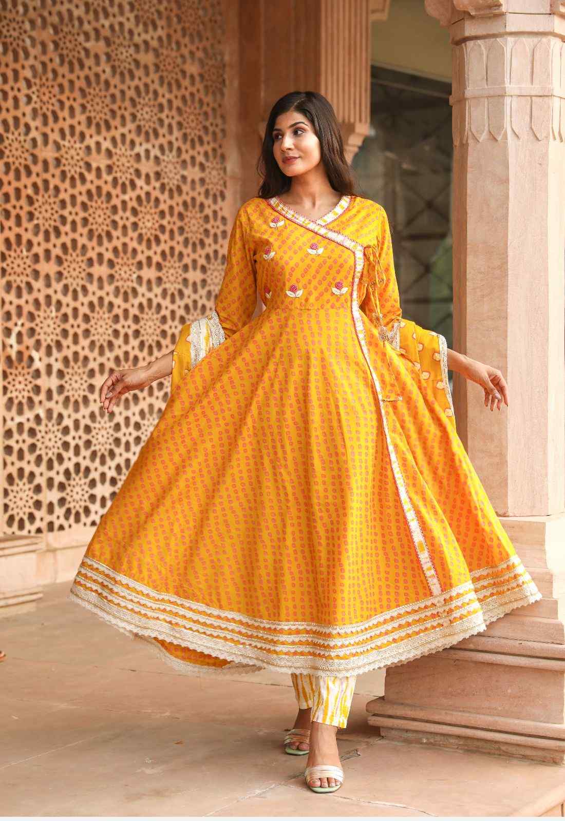 Lagaaya Dil Bandhani Romance Suit Set