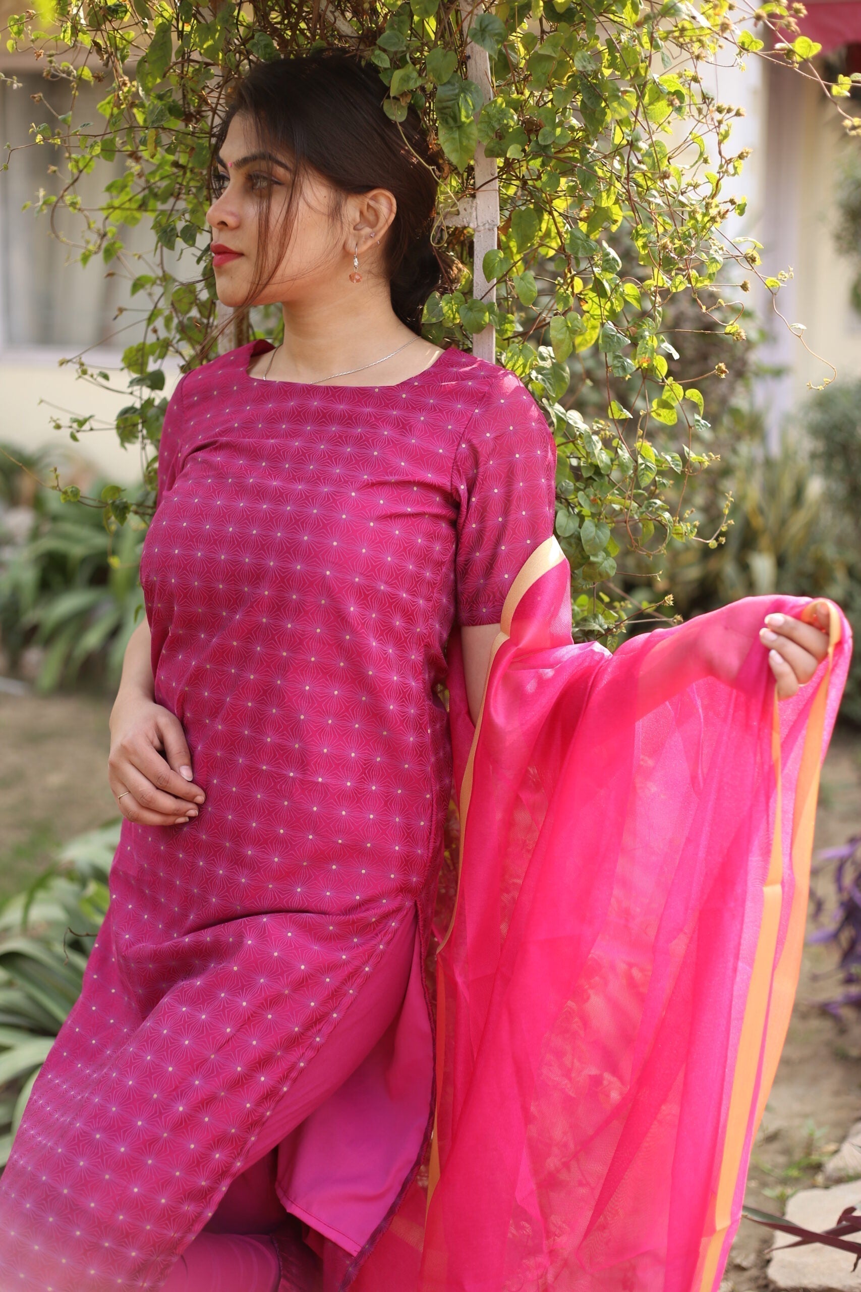 EMILY ROYAL PINK SUIT SET