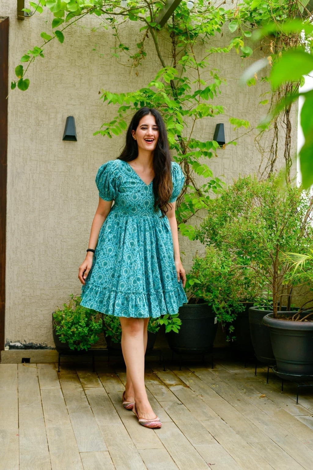 gulabo blue muslin dress